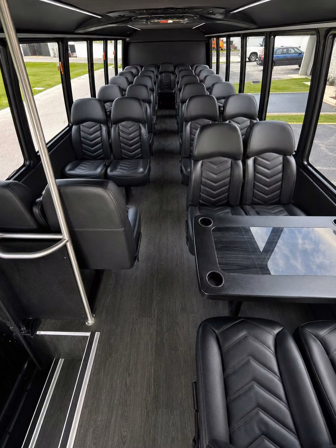 18 passenger minibus interior