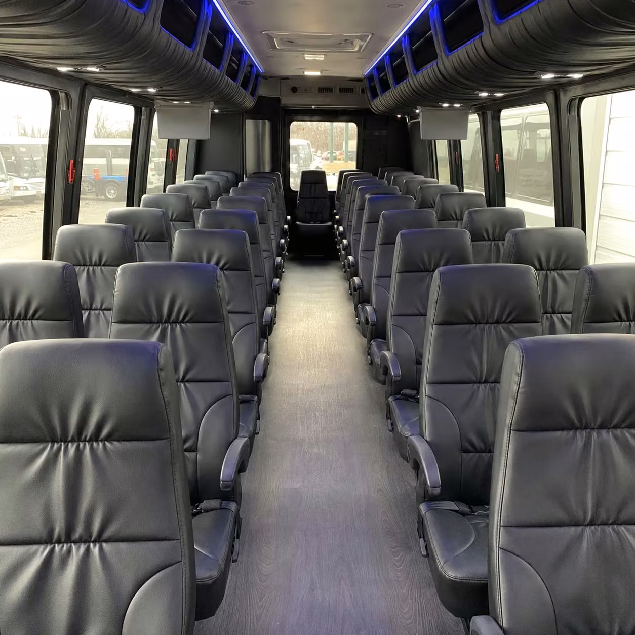 25 passenger minibus inside