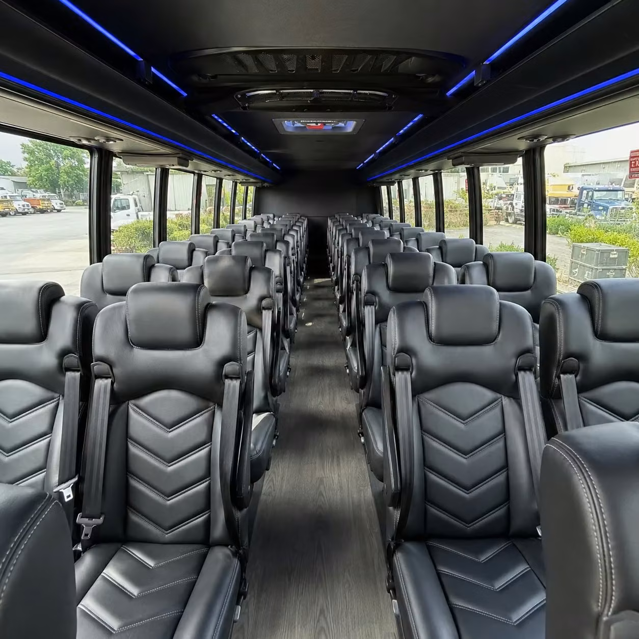 30 passenger minibus interior