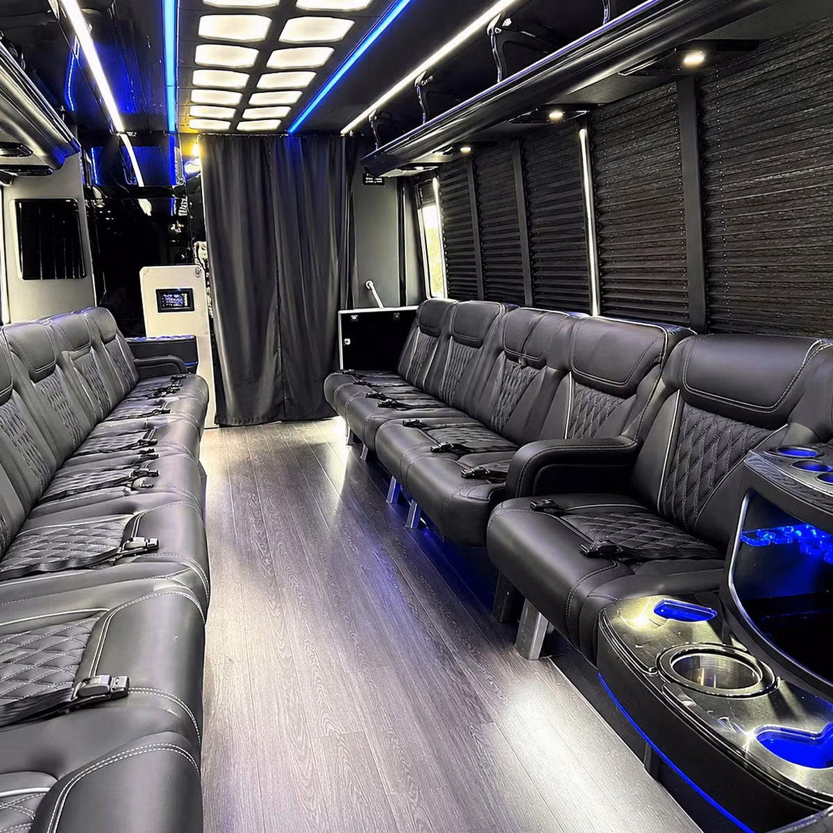 party bus interior