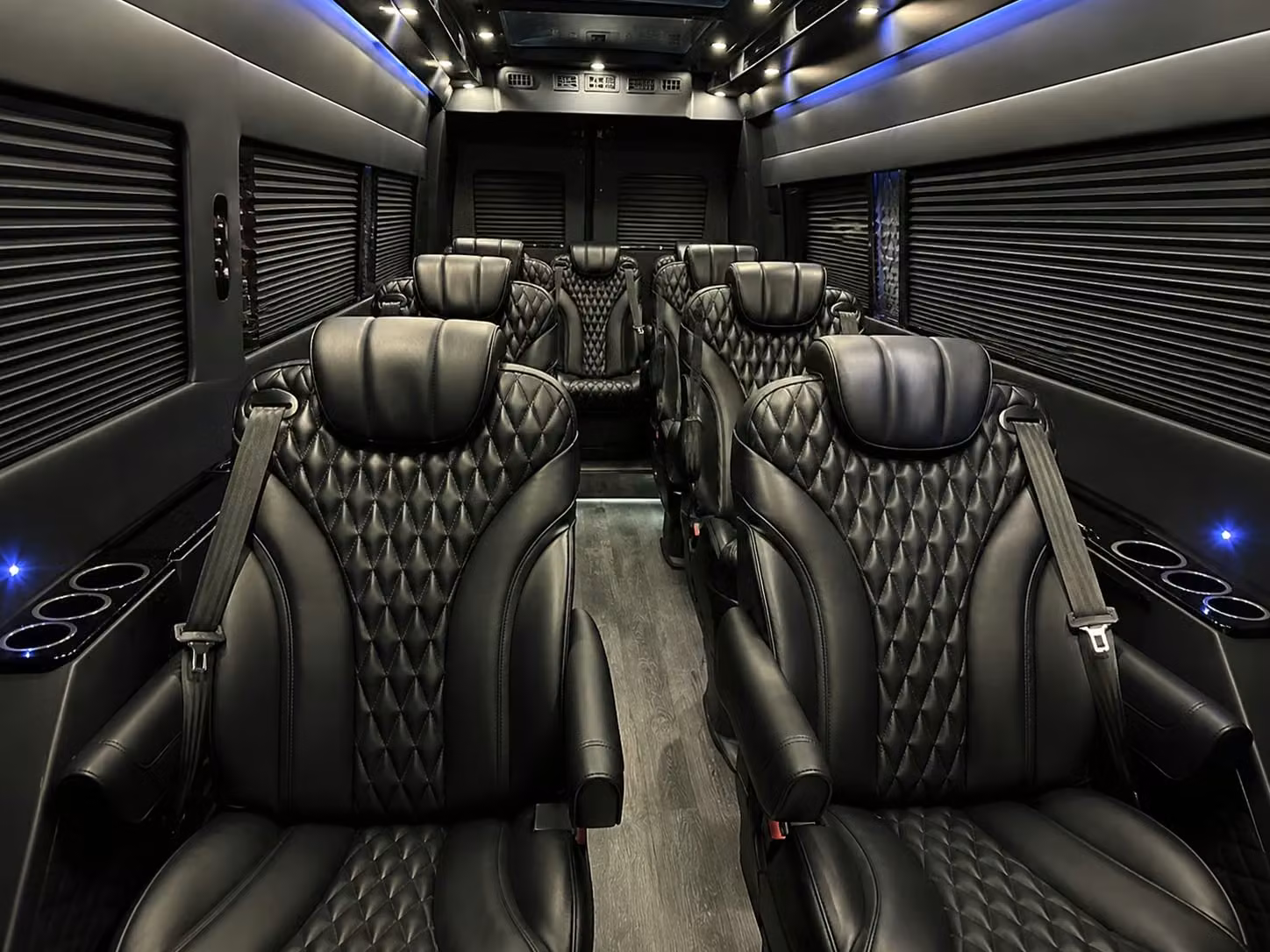 sprinter van with driver inside
